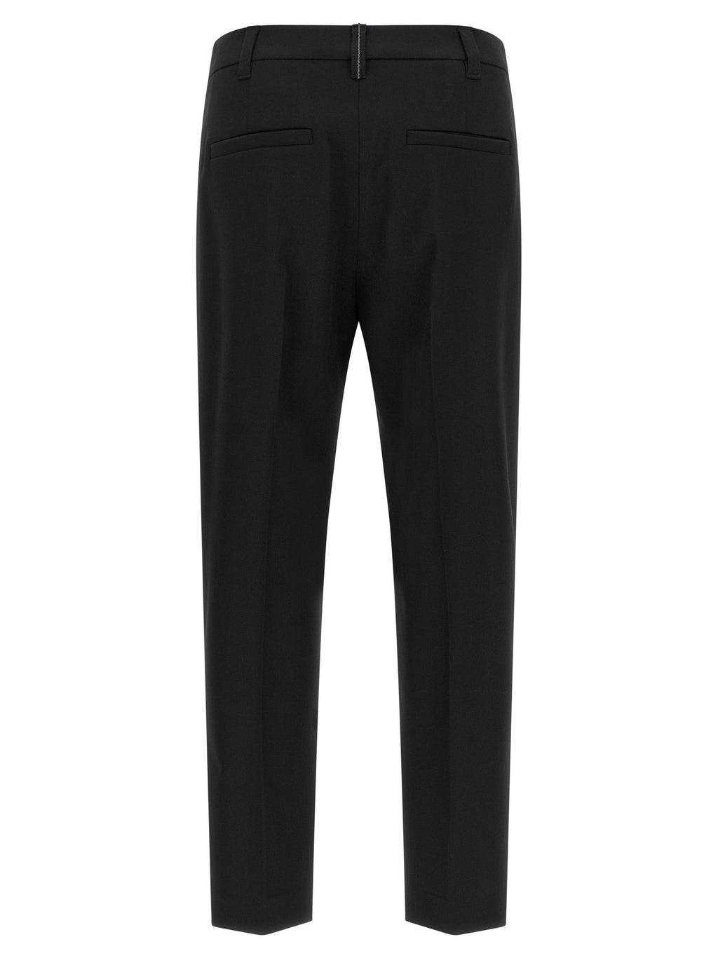 Brunello Cucinelli Black Virgin Wool Dress Pants Brunello Cucinelli