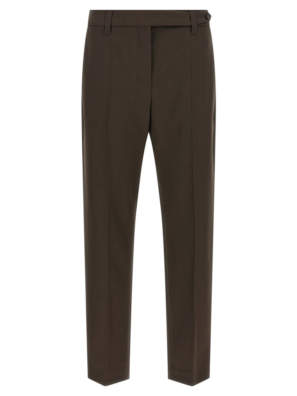 Brunello Cucinelli Brown Virgin Wool Dress Pants Brunello Cucinelli
