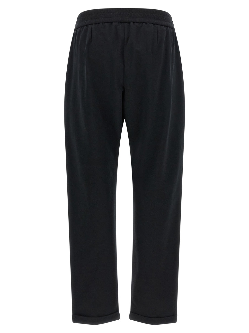 Brunello Cucinelli Black Cotton Joggers (Workout Pants) Brunello Cucinelli