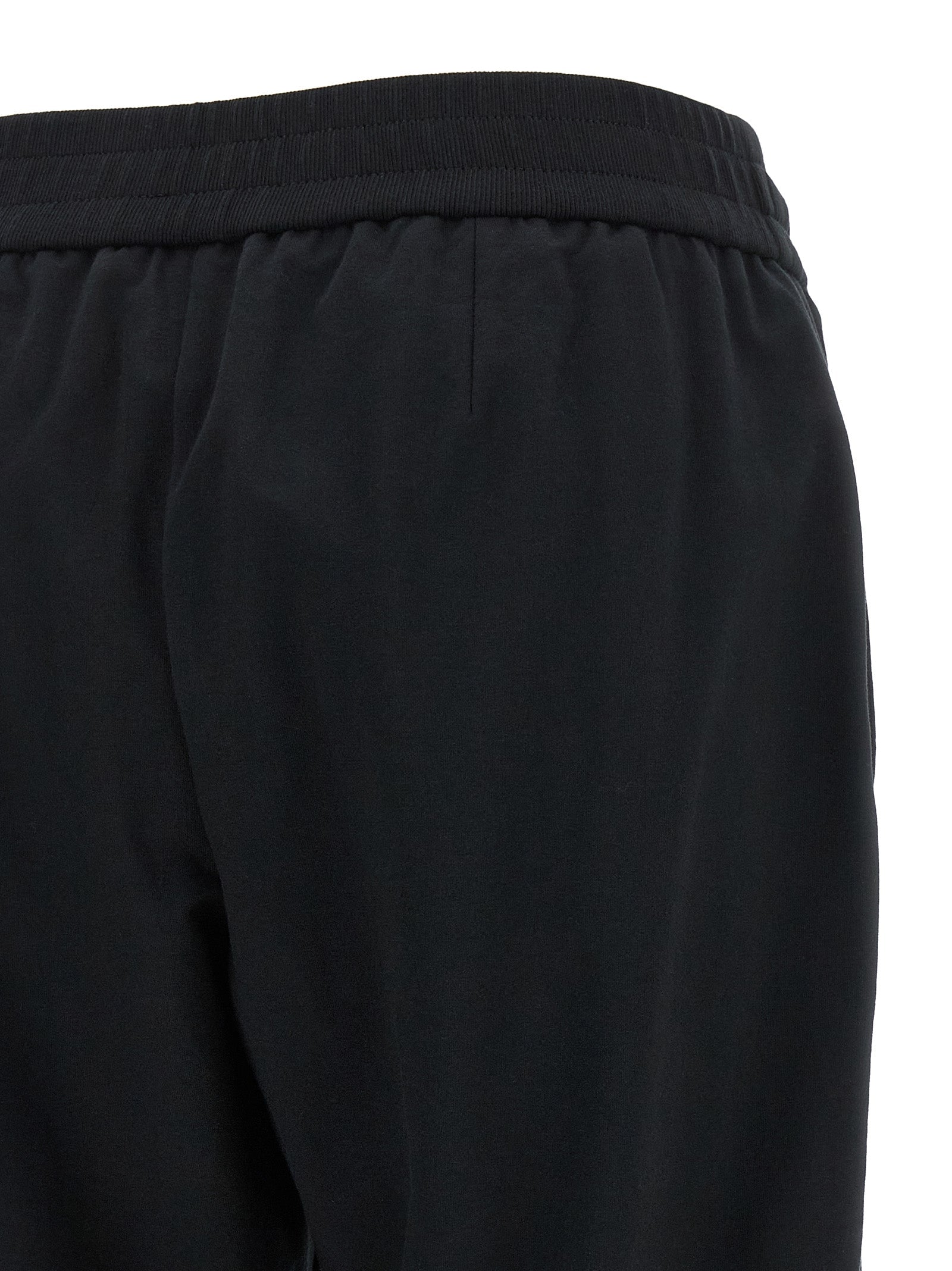 Brunello Cucinelli Black Cotton Joggers (Workout Pants) Brunello Cucinelli