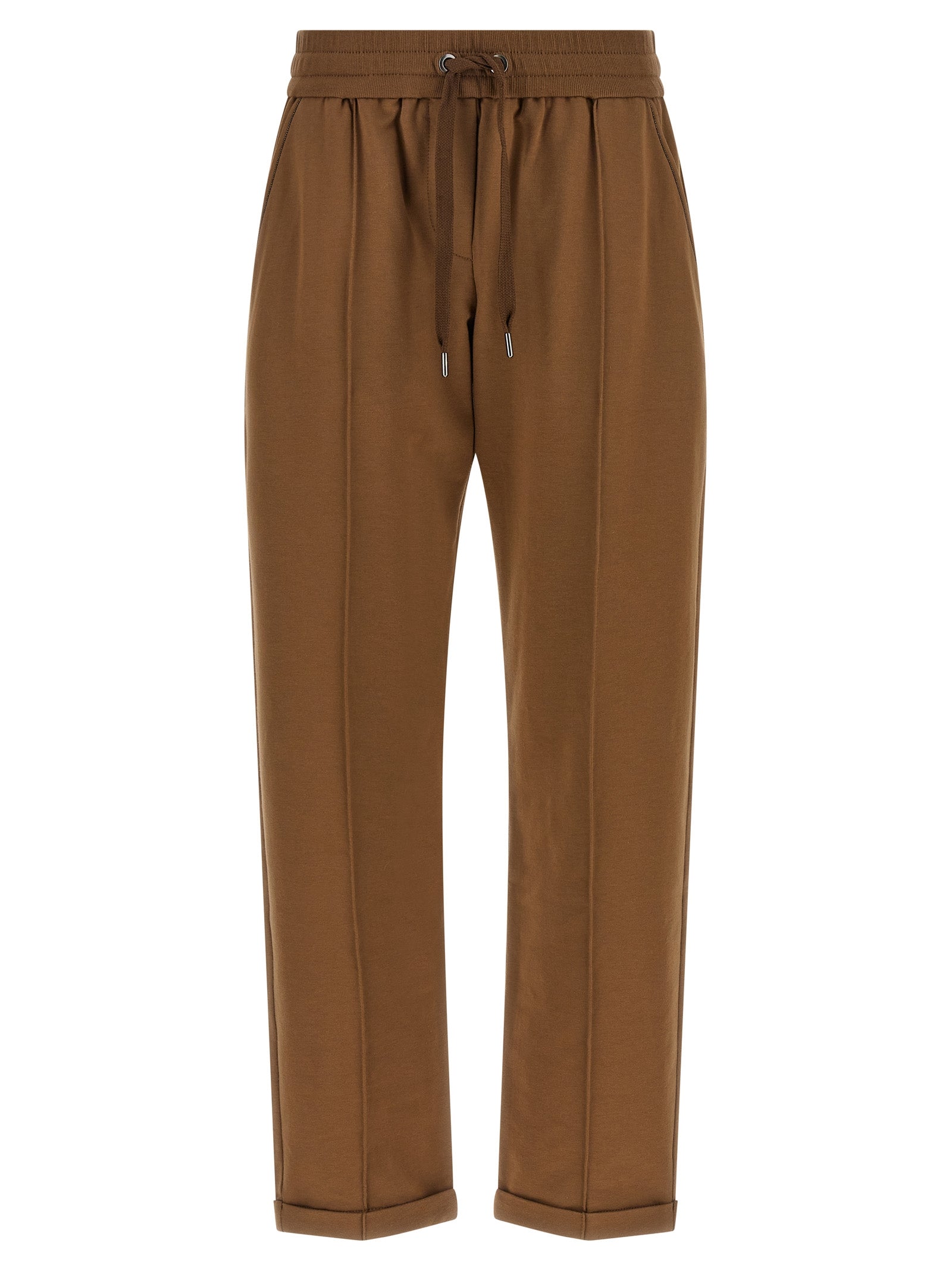 Brunello Cucinelli Brown Cotton Joggers (Workout Pants) Brunello Cucinelli