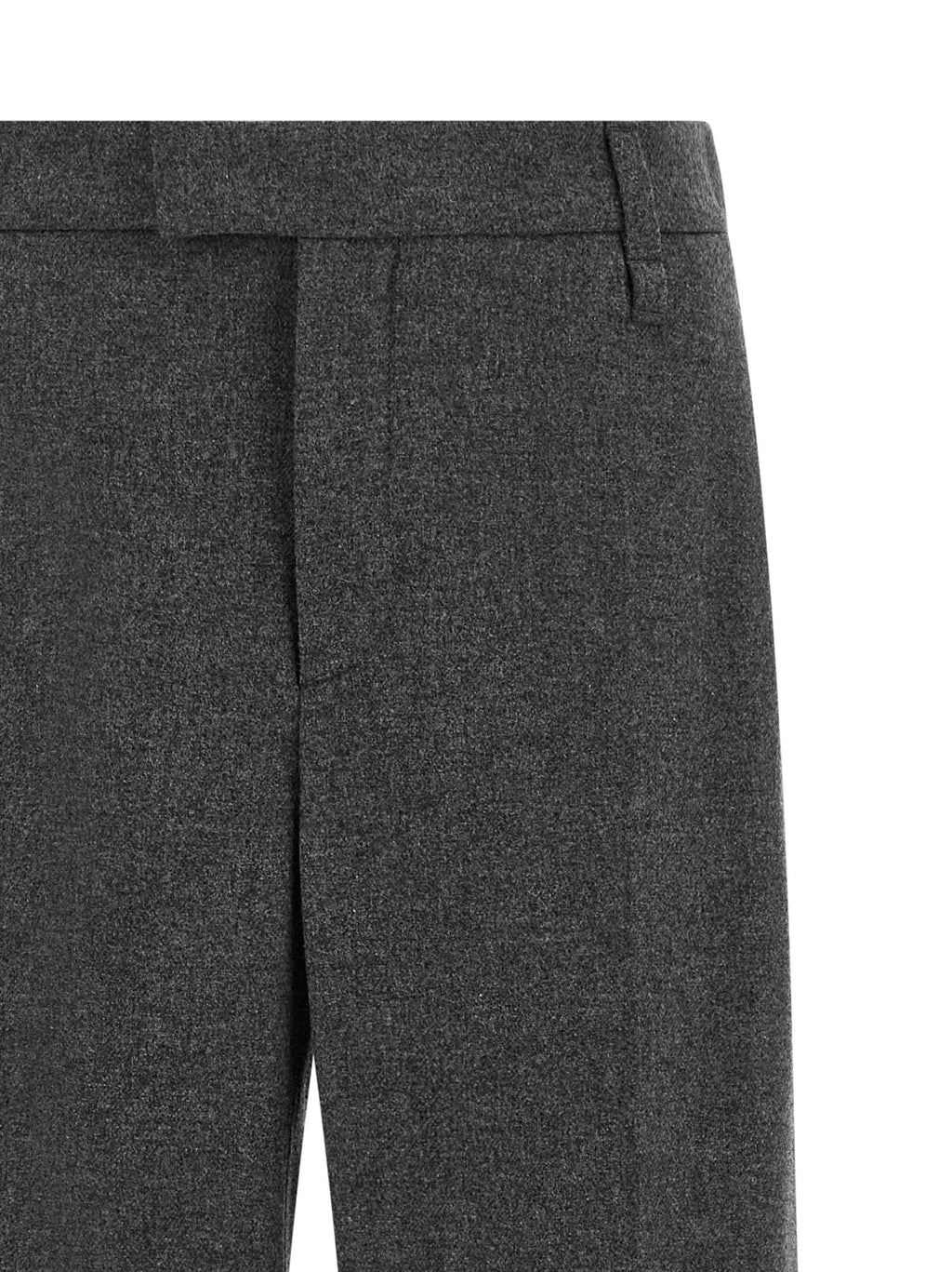 Brunello Cucinelli Gray Virgin Wool Casual Pants Brunello Cucinelli