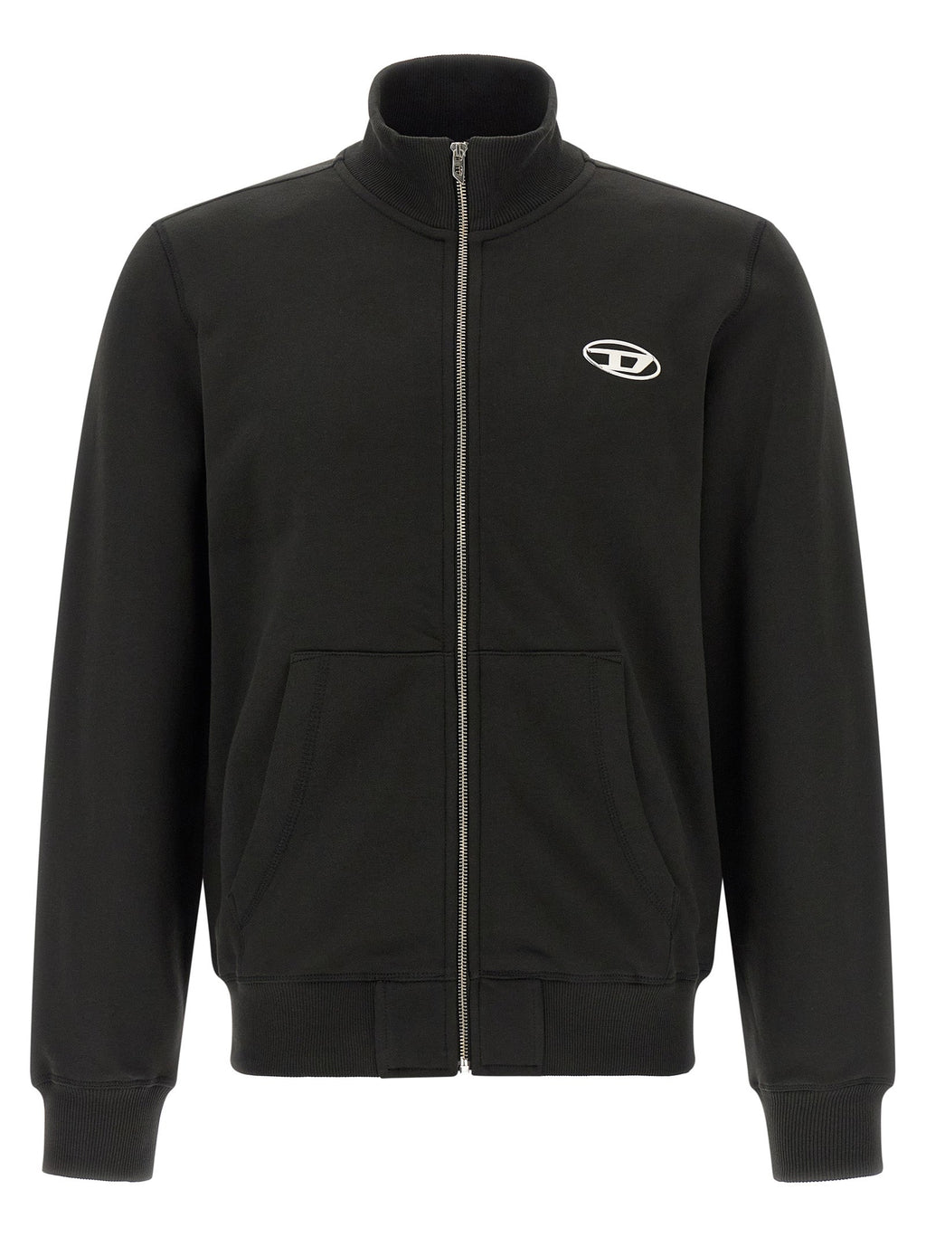 Diesel Black Cotton Sweatshirt Diesel