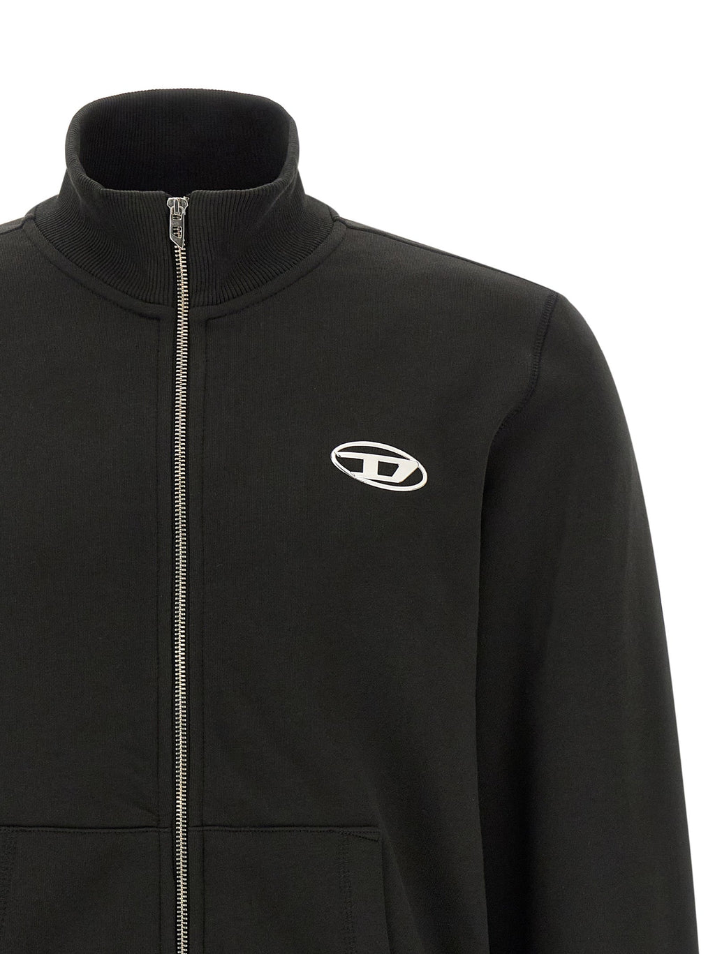 Diesel Black Cotton Sweatshirt Diesel