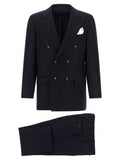 Kiton Blue Virgin Wool Two-Piece Suit Kiton