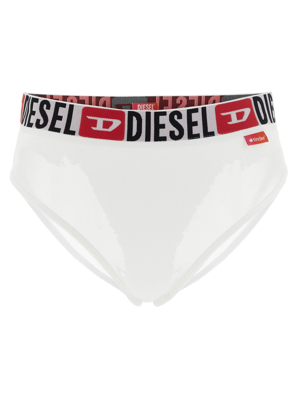 Diesel White Cotton Briefs Diesel
