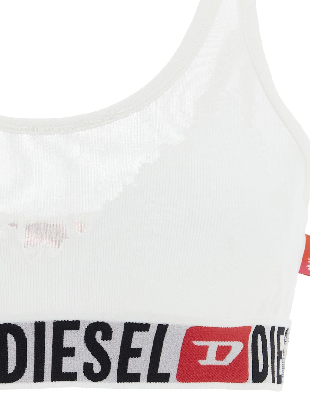 Diesel White Cotton Bra Diesel