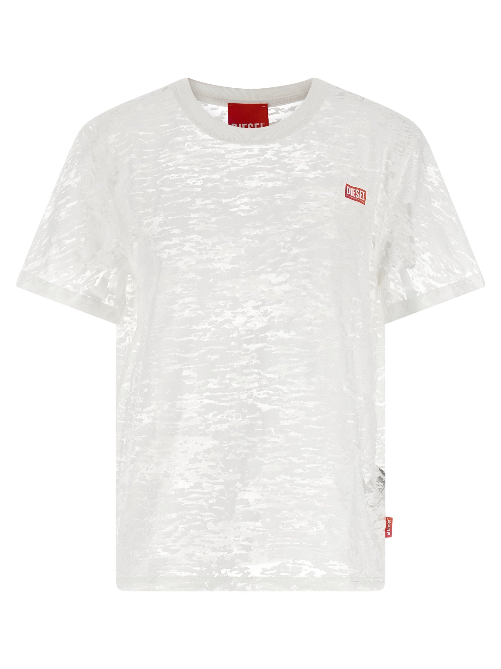 Diesel White Cotton T-Shirt Diesel
