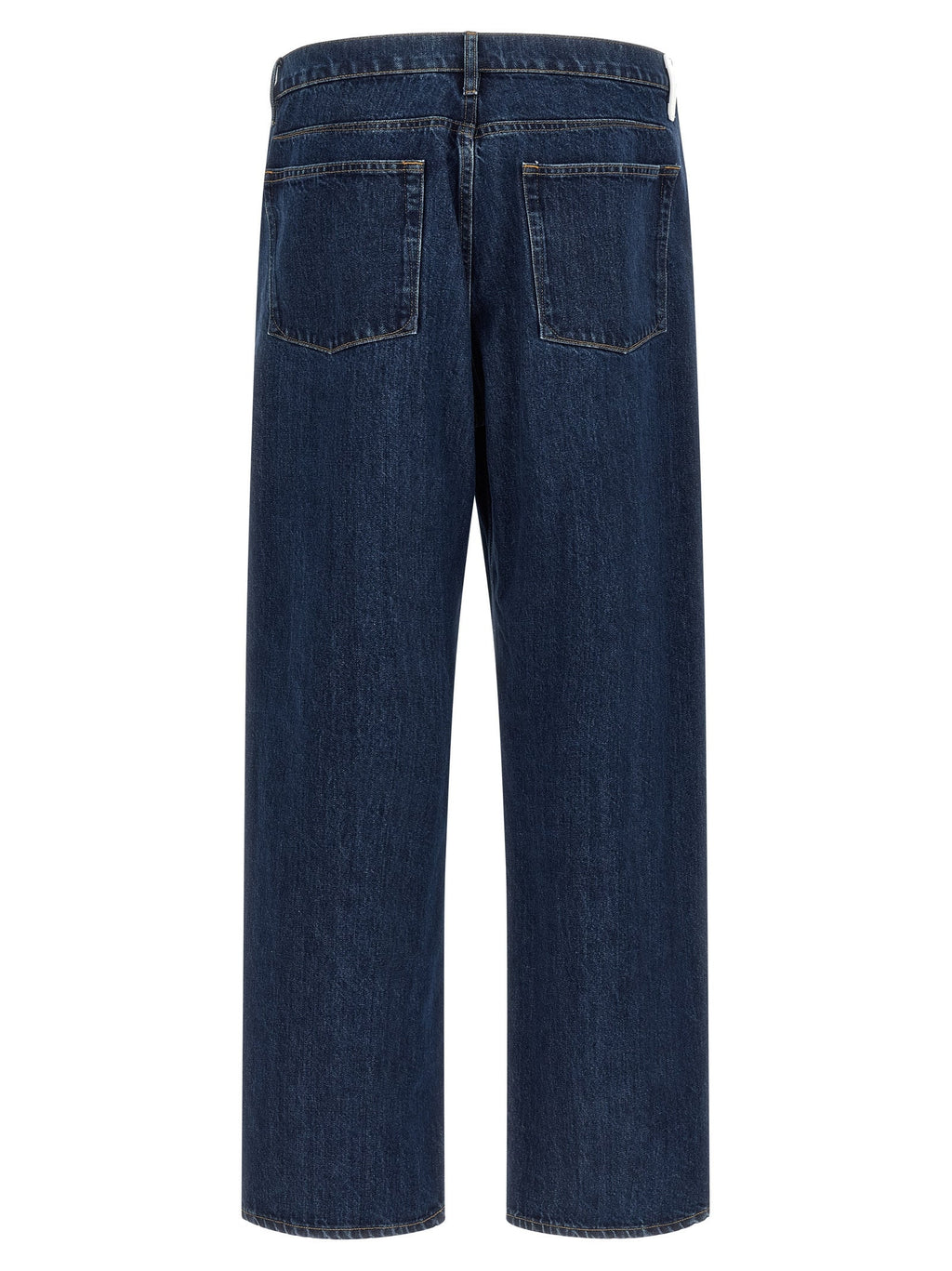 Jil Sander Blue Cotton Straight-Leg Jeans Jil Sander