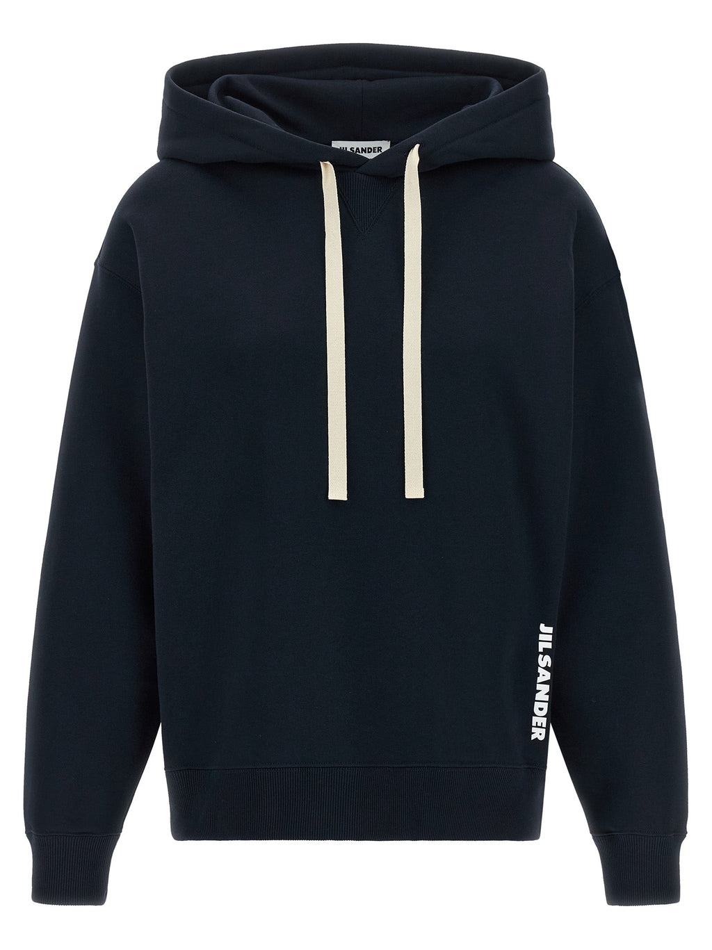Jil Sander Blue Cotton Sweatshirt Jil Sander