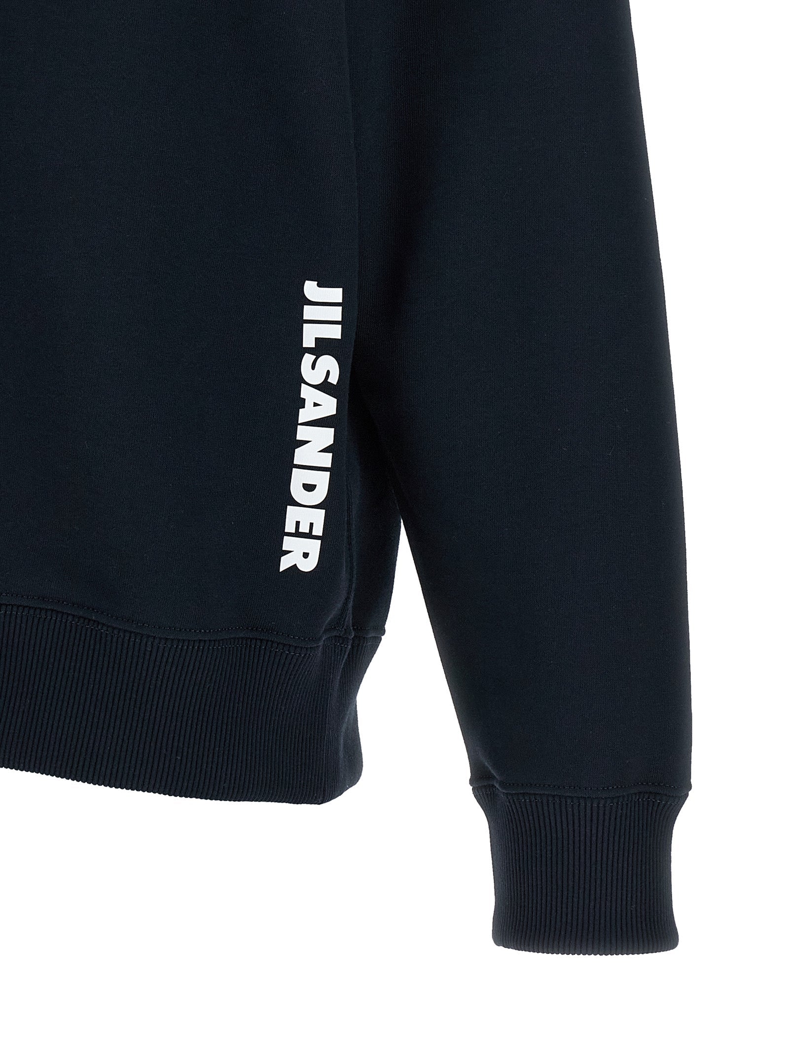 Jil Sander Blue Cotton Sweatshirt Jil Sander