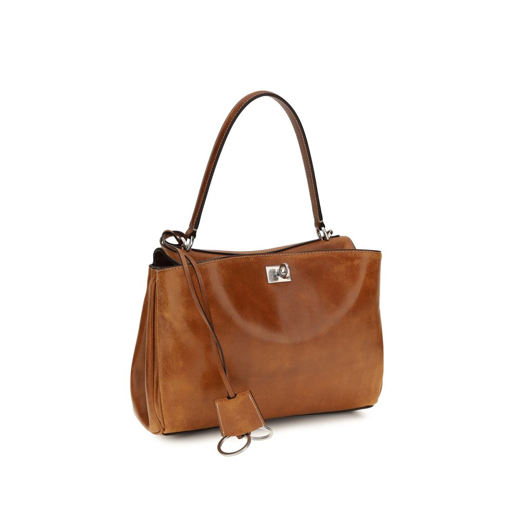 Balenciaga Brown Lamb Ovis Aries Aries Handbag Balenciaga