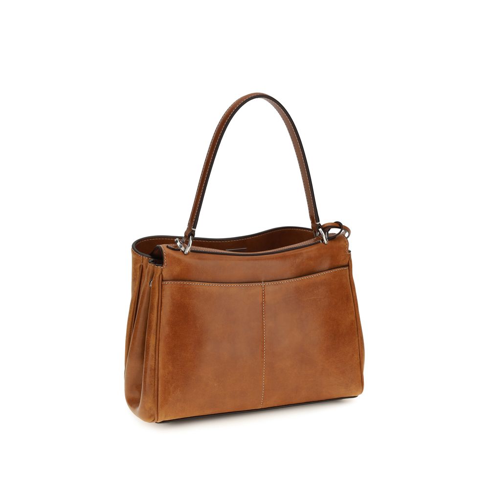 Balenciaga Brown Lamb Ovis Aries Aries Handbag Balenciaga