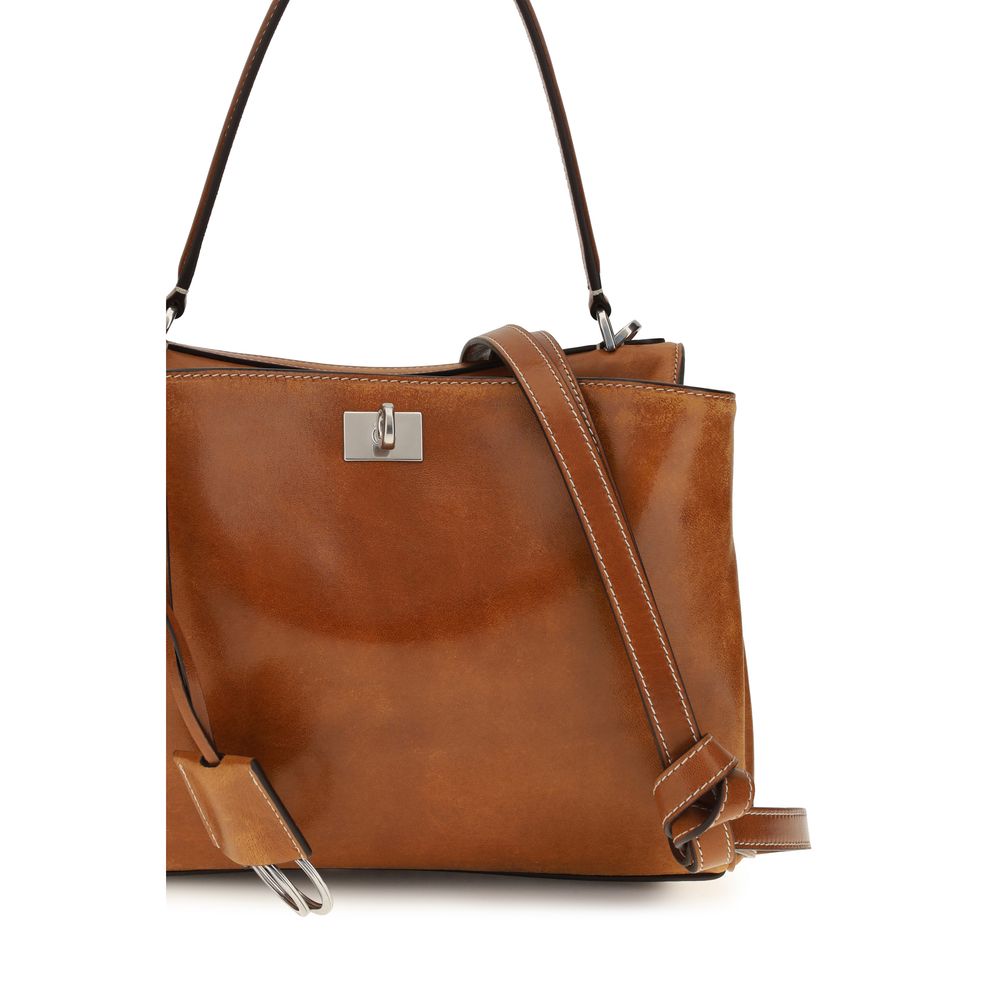 Balenciaga Brown Lamb Ovis Aries Aries Handbag Balenciaga