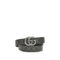 Gucci Black Calf Leather Bos Taurus Regular Belt Gucci