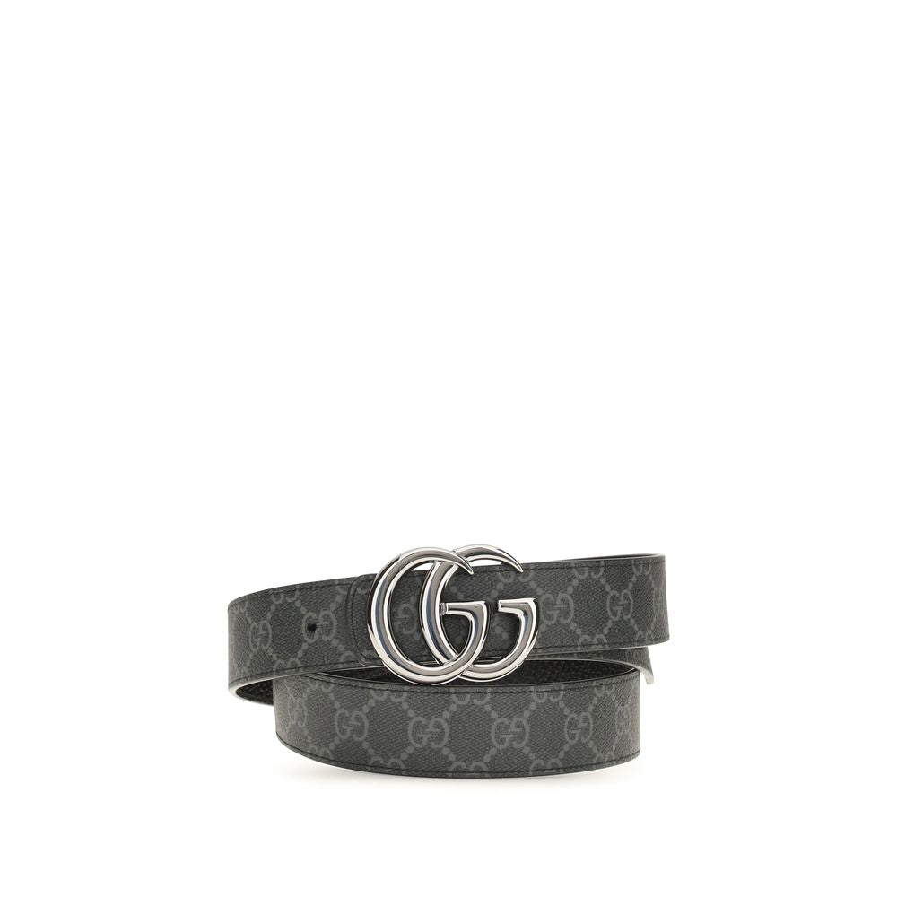 Gucci Black Calf Leather Bos Taurus Regular Belt Gucci