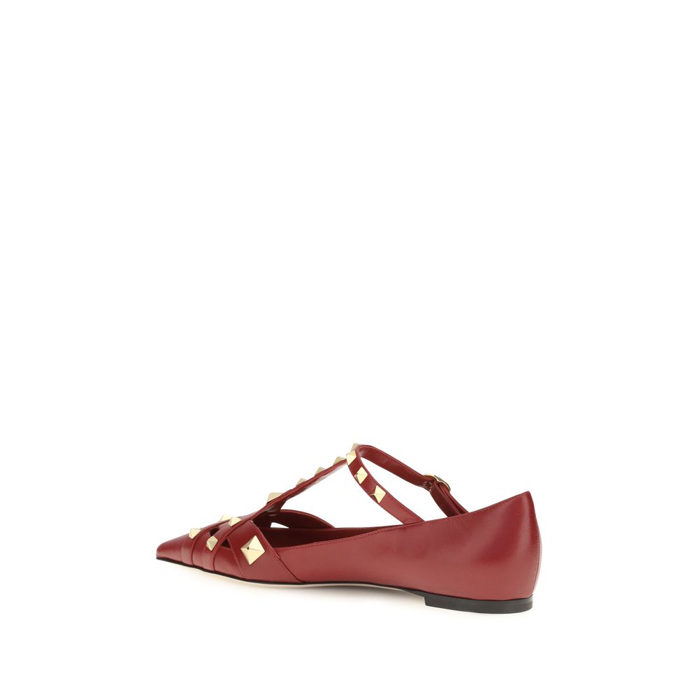 Valentino Garavani Multicolor Goatskin Ballet Flats
