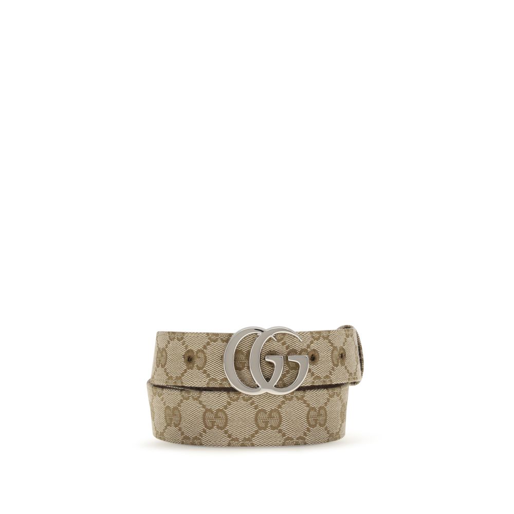 Gucci Beige Fabric Regular Belt Gucci
