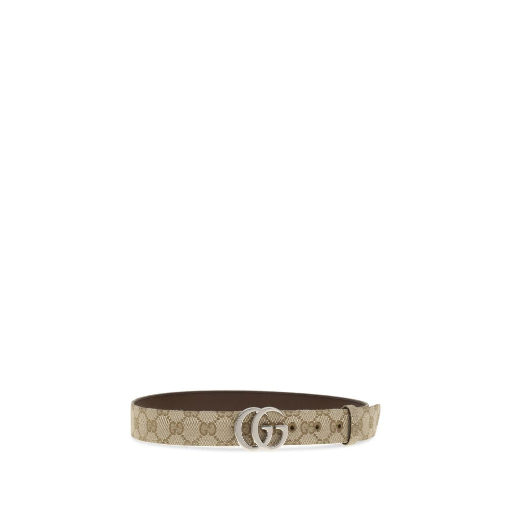 Gucci Beige Fabric Regular Belt Gucci