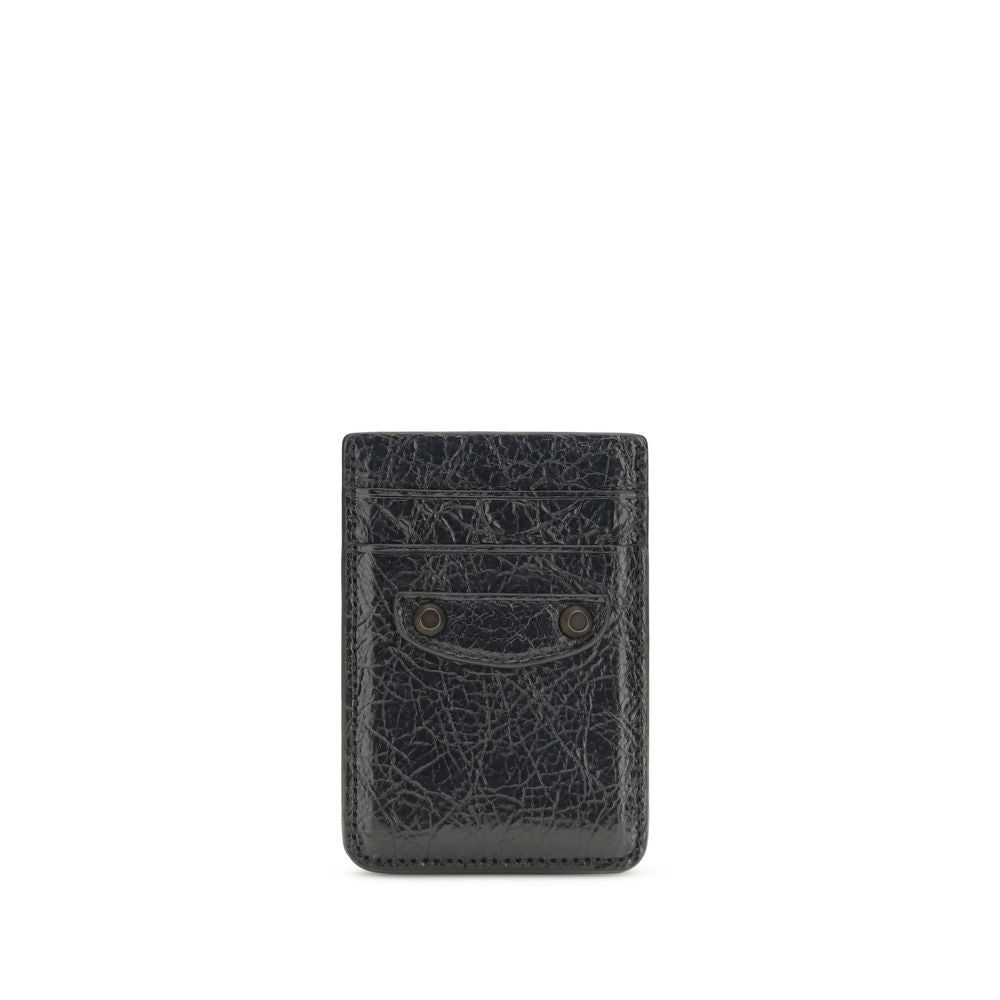 Balenciaga Black Lamb Ovis Aries Aries Wallet