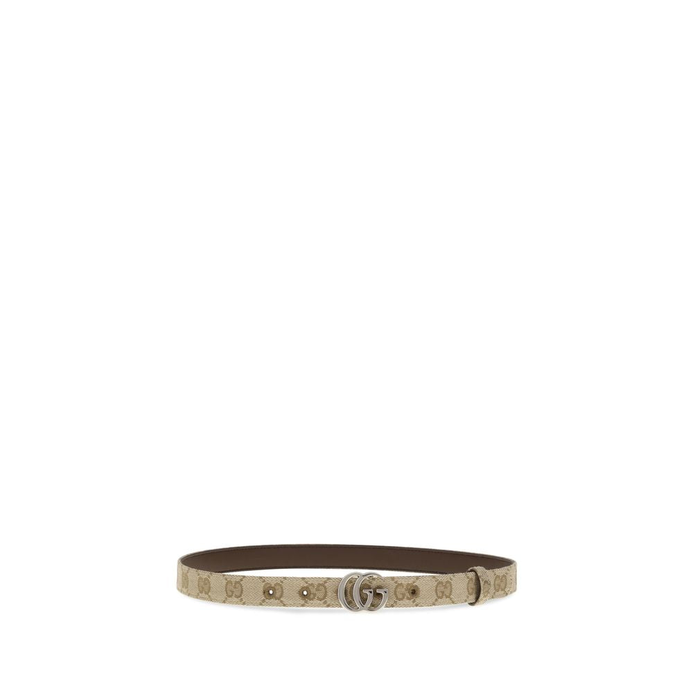 Gucci Beige Fabric Thin Belt