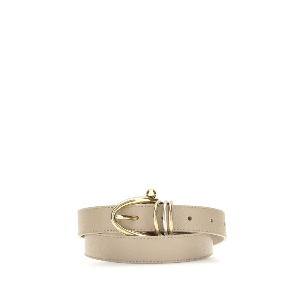 Chloé Beige Calf Leather Bos Taurus Regular Belt