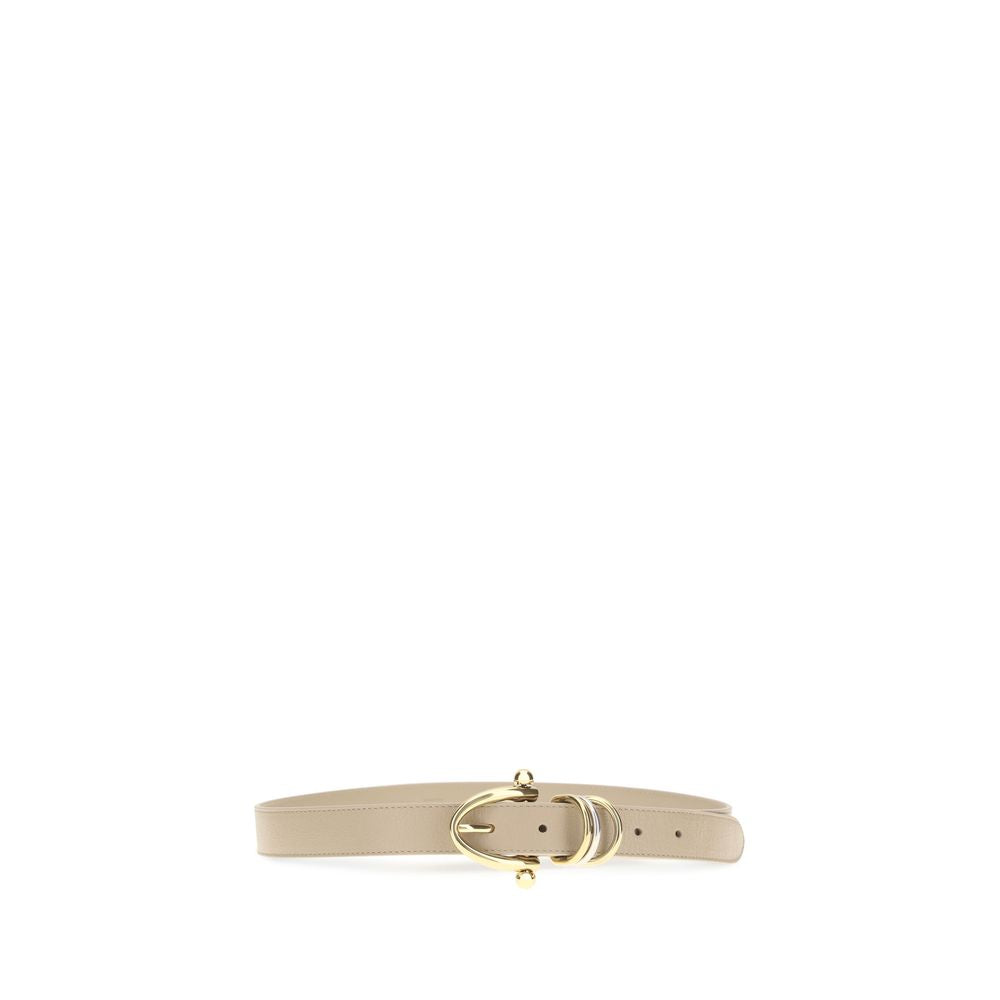 Chloé Beige Calf Leather Bos Taurus Regular Belt