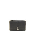 Tom Ford Black Calf Leather Bos Taurus Shoulder Bag
