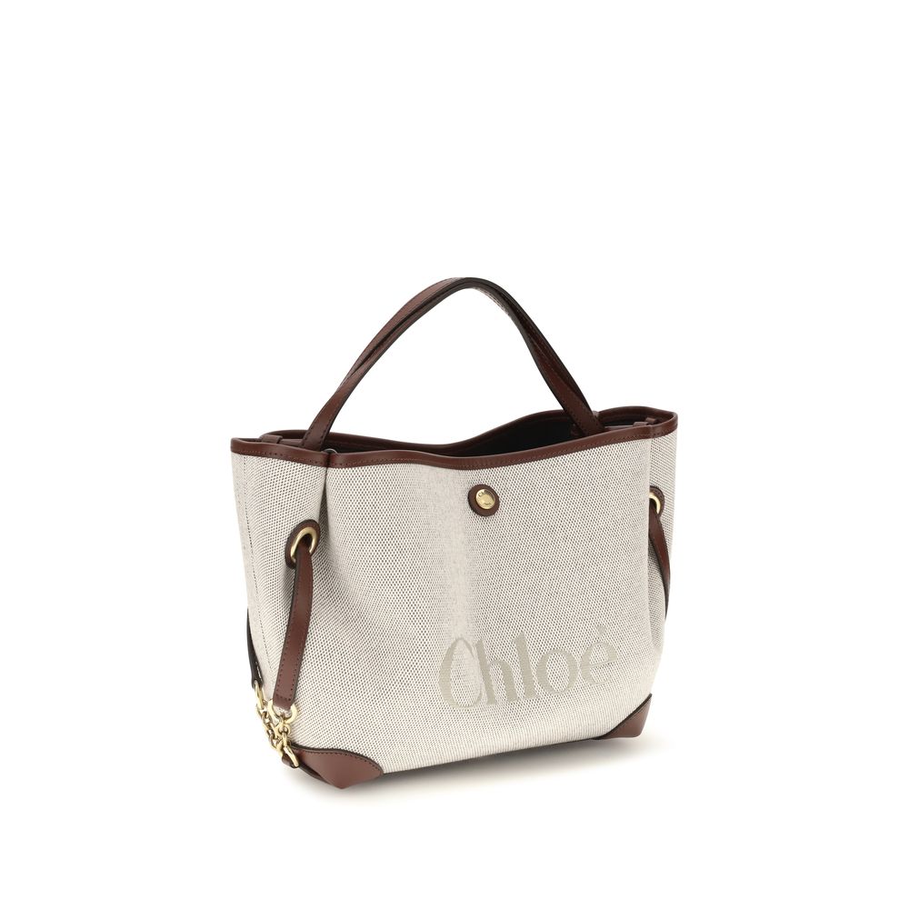Chloé Beige Fabric Handbag Chloé