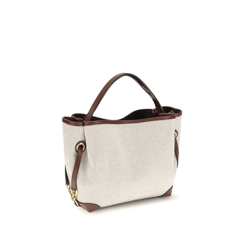 Chloé Beige Fabric Handbag Chloé