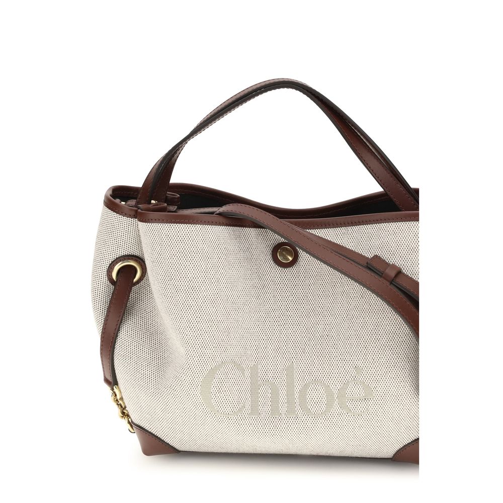 Chloé Beige Fabric Handbag Chloé