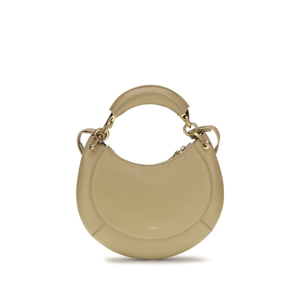 Chloé Beige Calf Leather Bos Taurus Shoulder Bag Chloé