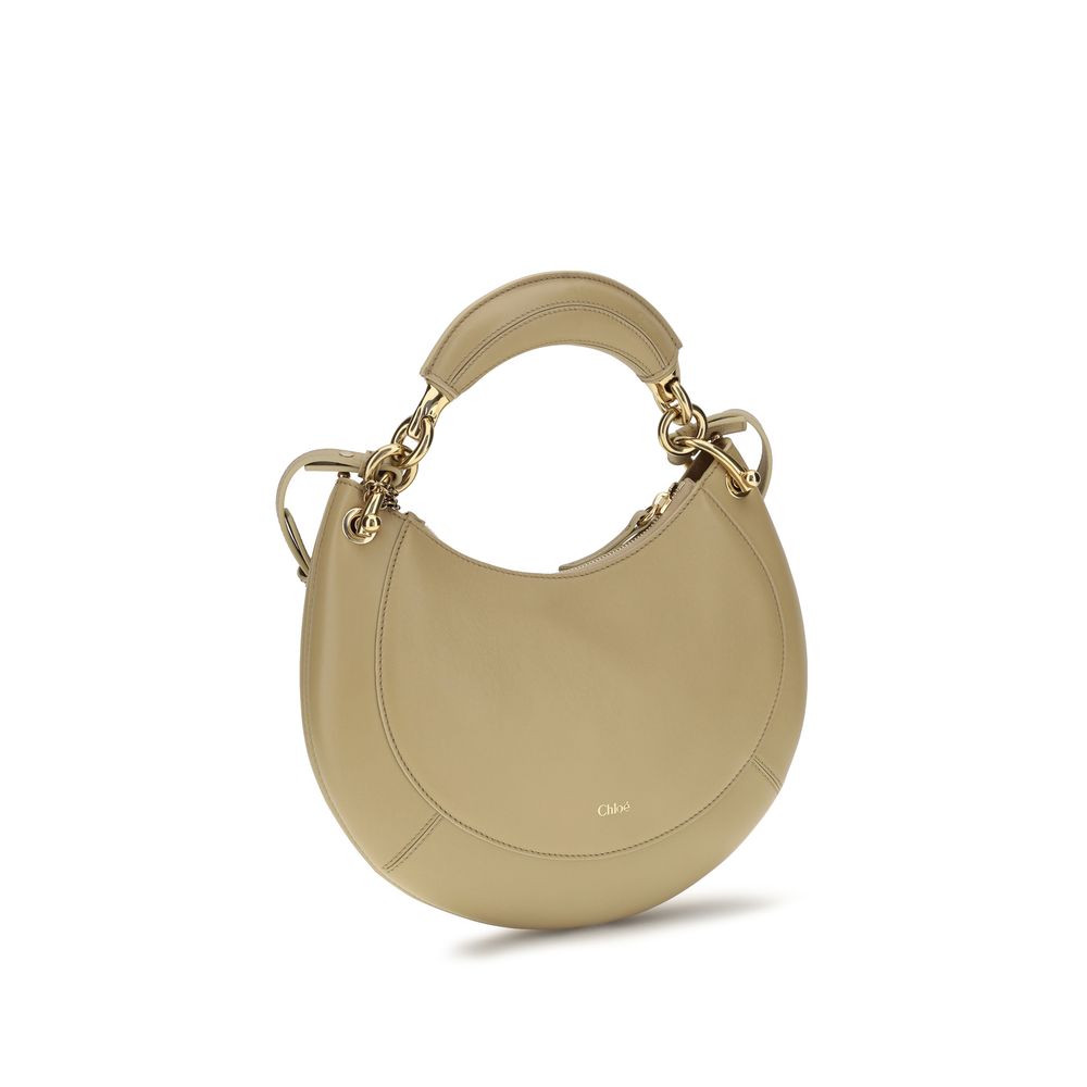 Chloé Beige Calf Leather Bos Taurus Shoulder Bag Chloé