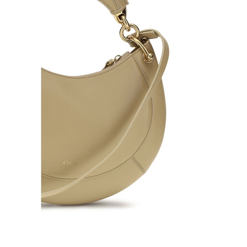 Chloé Beige Calf Leather Bos Taurus Shoulder Bag Chloé