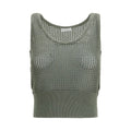 Brunello Cucinelli Bicolor Cotton Tank Tops Brunello Cucinelli