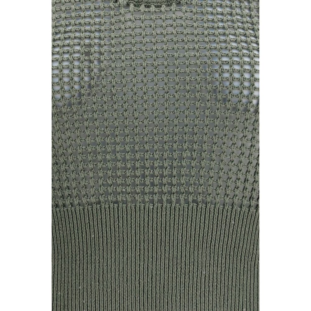 Brunello Cucinelli Bicolor Cotton Tank Tops Brunello Cucinelli