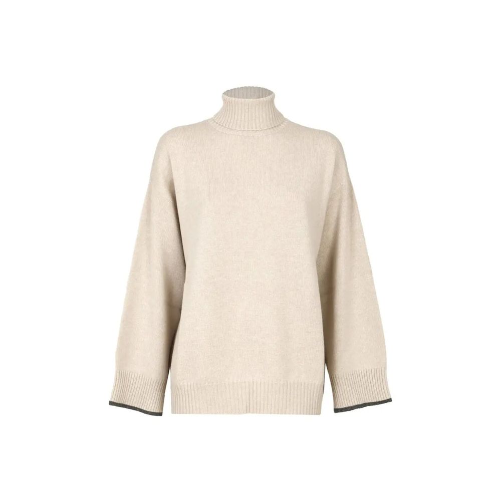 Brunello Cucinelli Beige Cashmere Sweater Brunello Cucinelli