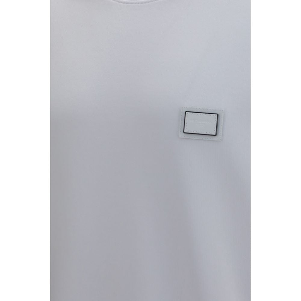 Dolce & Gabbana White Cotton Sweatshirt Dolce & Gabbana