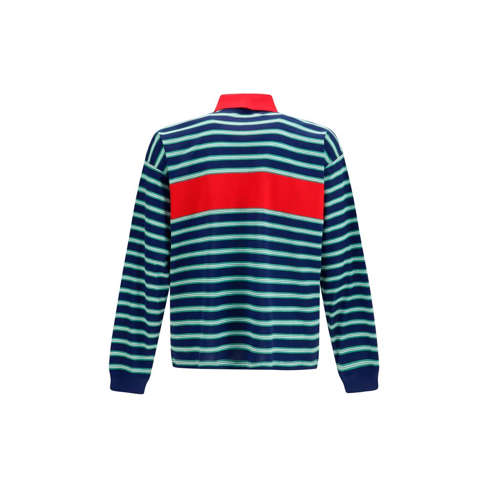 Versace Multicolor Cotton Polo Shirt Versace