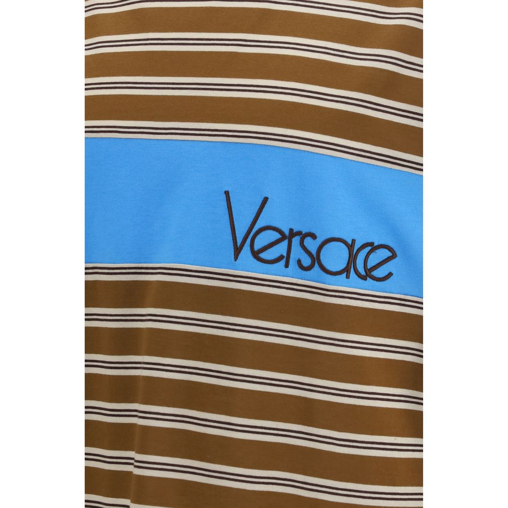 Versace Brown Cotton T-Shirt