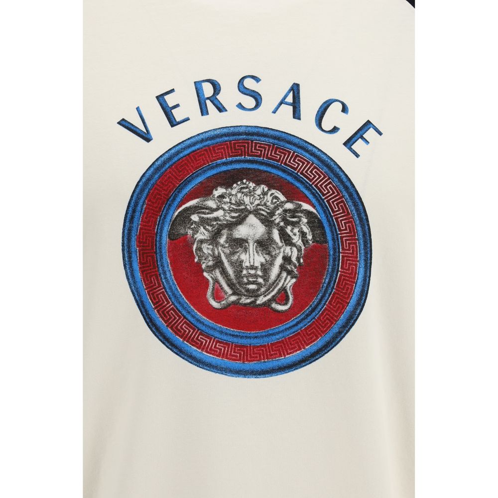 Versace White Cotton T-Shirt Versace