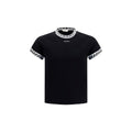 Versace Black Cotton T-Shirt Versace