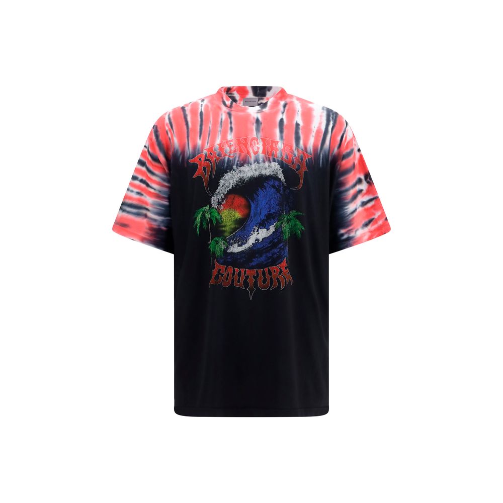 Balenciaga Multicolor Cotton T-Shirt Balenciaga