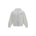 Balenciaga White Cotton Sweatshirt