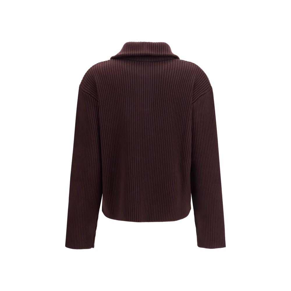 Courrèges Brown Wool Oves Aries Sweatshirt Courrèges