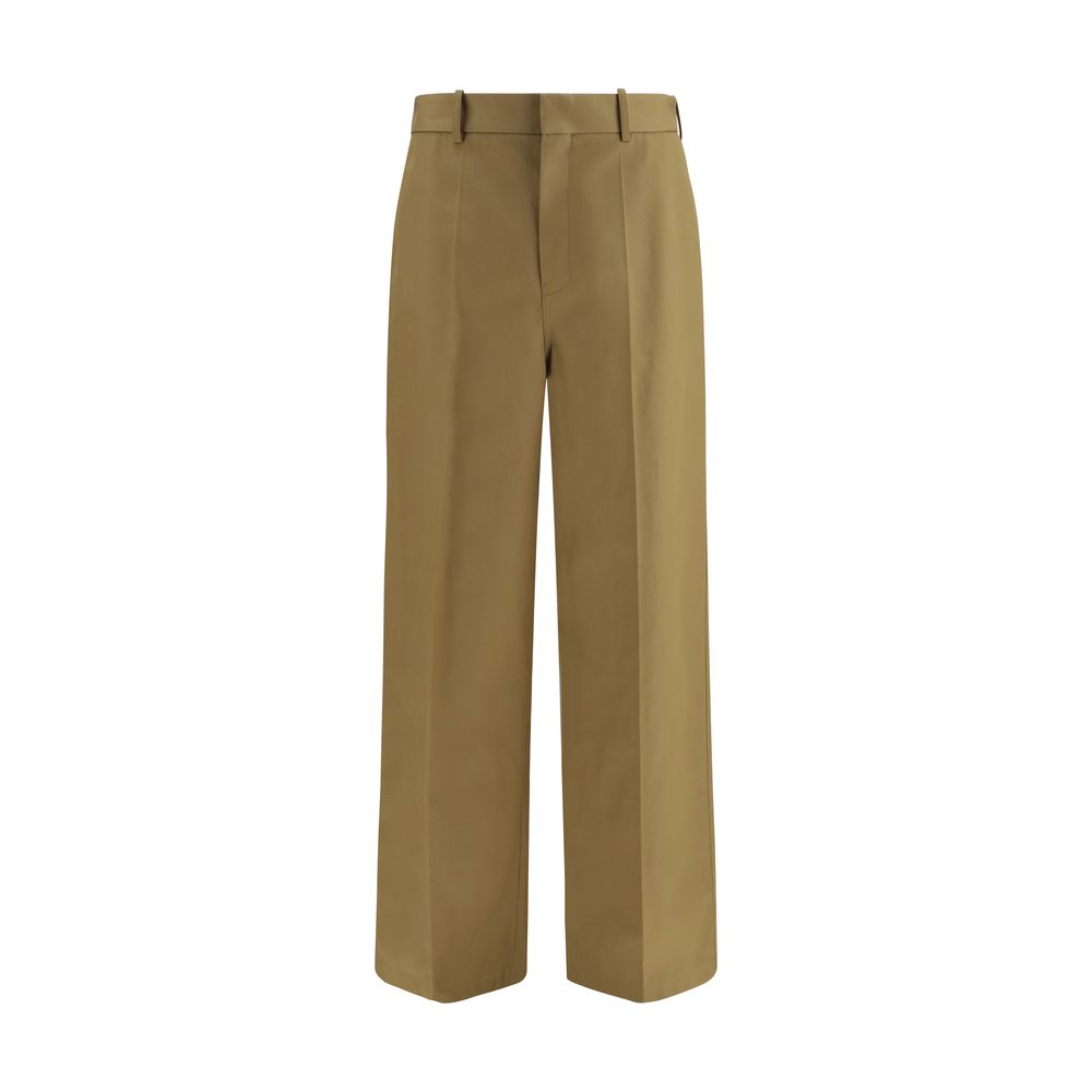 Balenciaga Beige Cotton Chino Pants