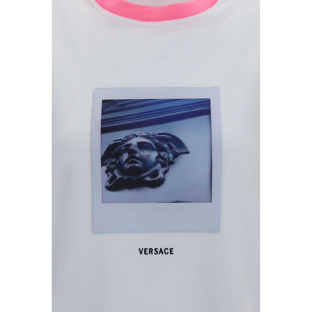 Versace White Cotton T-Shirt
