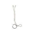 Prada White Recycled Polyamide Keychain
