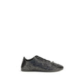 Balenciaga Black Calf Leather Bos Taurus Athletic Sneakers