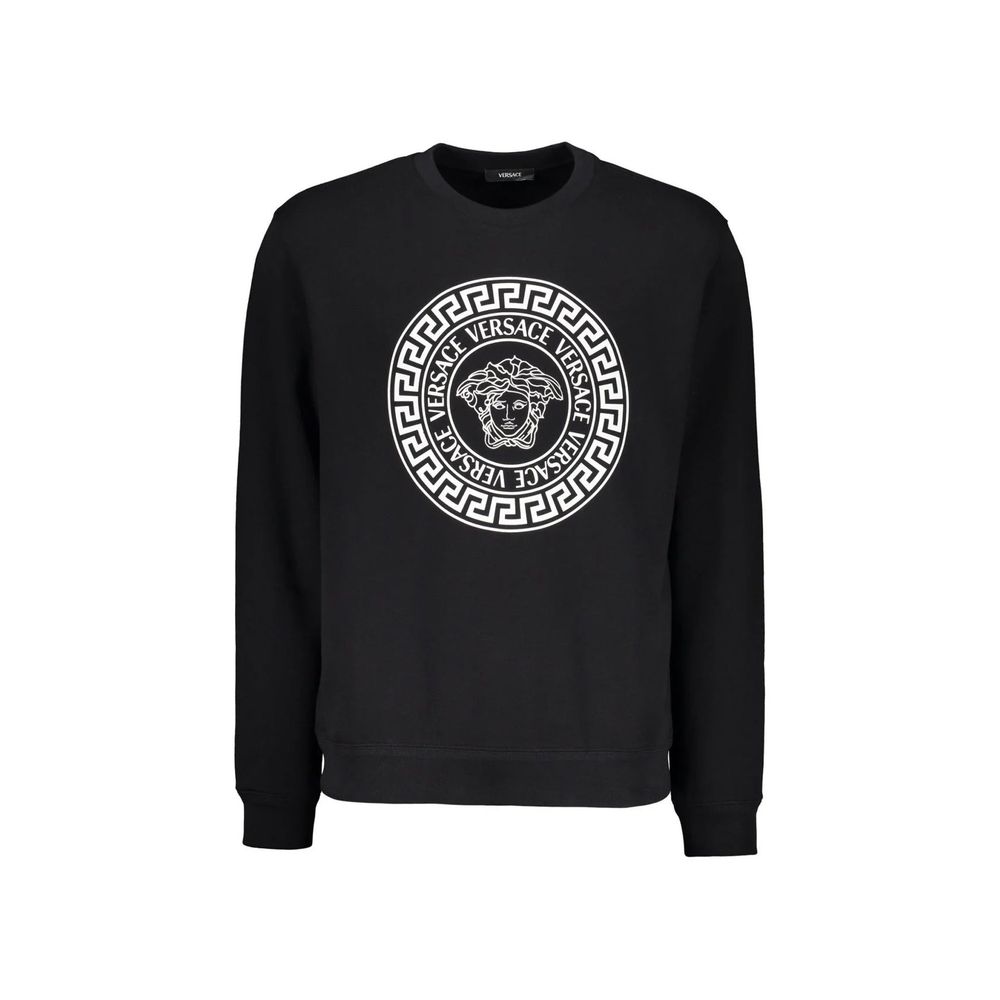 Versace Black Cotton Sweatshirt